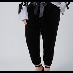 Lane Bryant Velvet Joggers